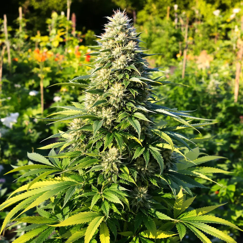 Cinex 30% indica / 60% sativa flower with visible trichomes