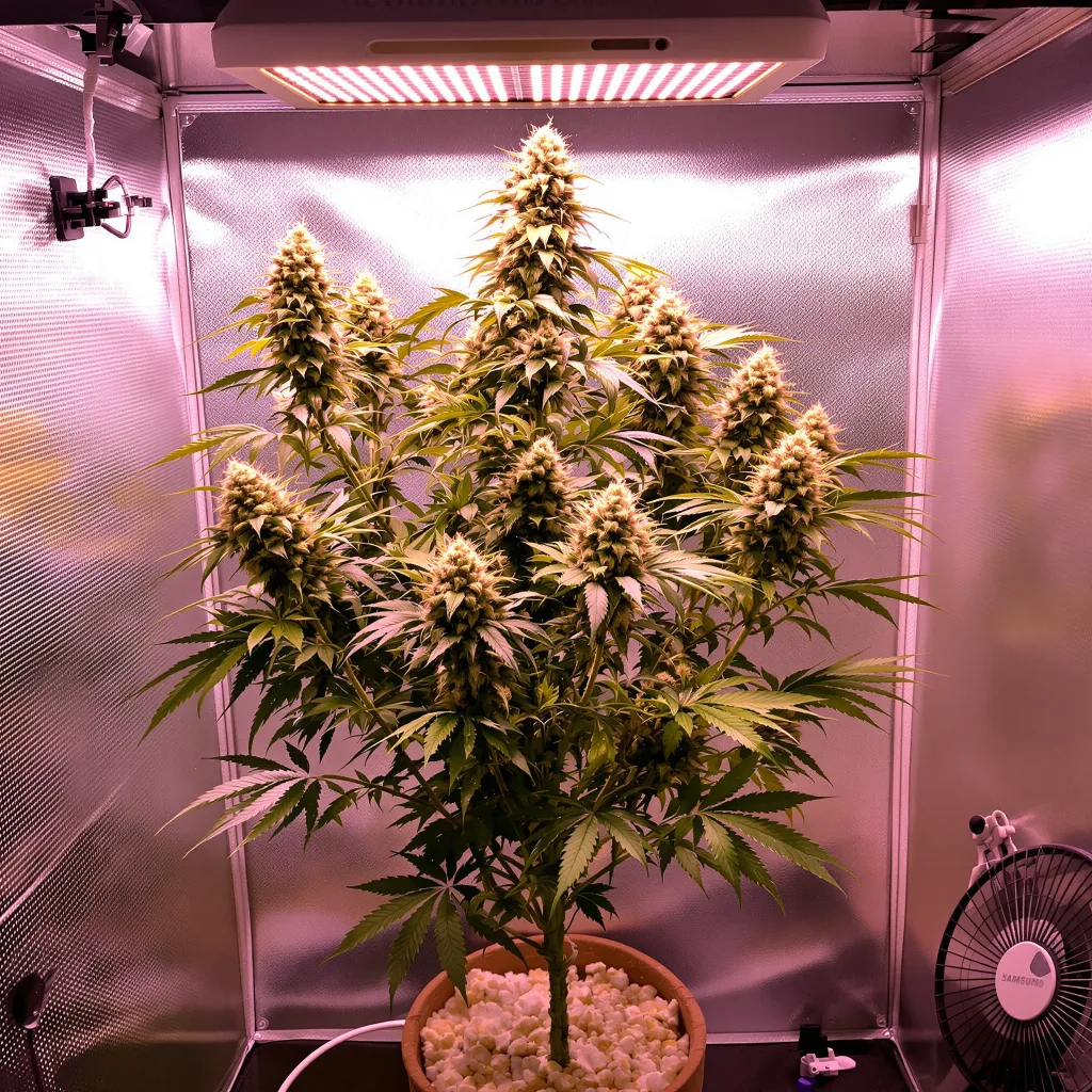 Citrix 43% indica / 57% sativa flower with visible trichomes