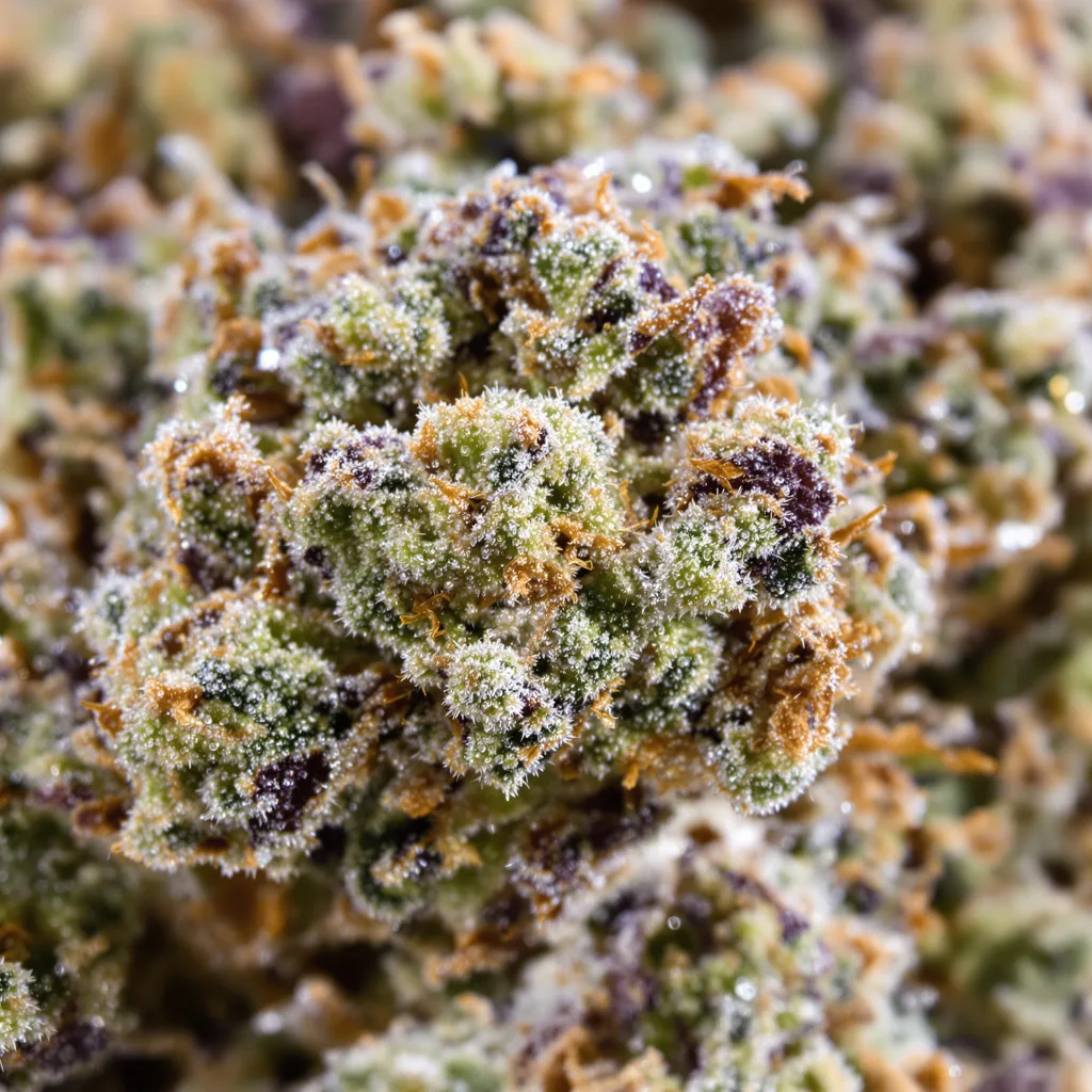 Citrix cannabis bud close-up showing balanced bud structure with frosted trichomes