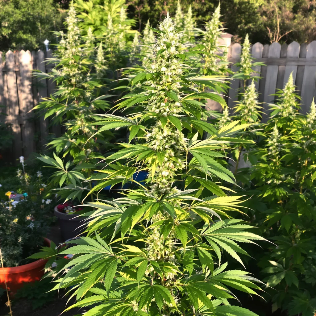 Coffee 12% indica / 88% sativa flower with visible trichomes