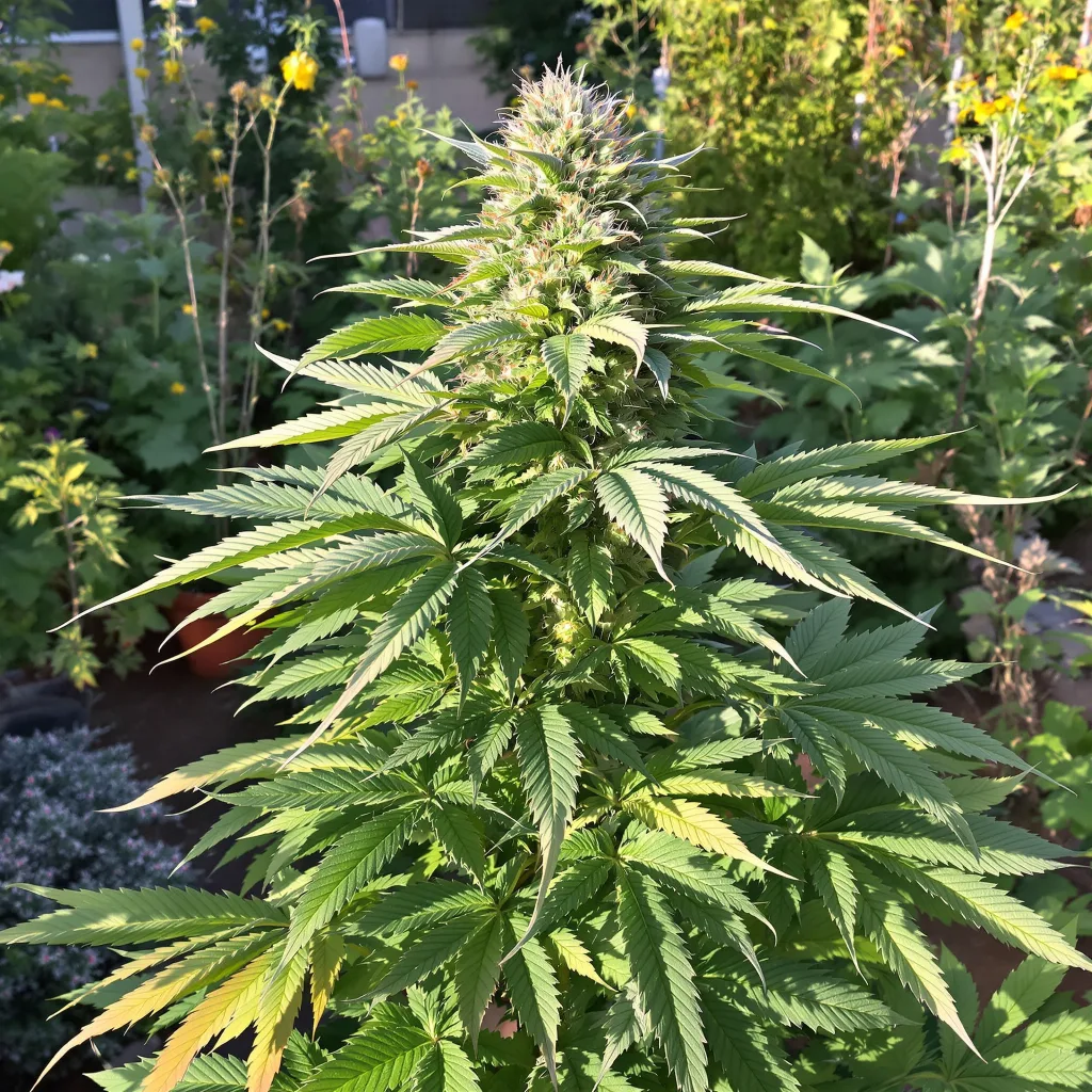 Cold War Kush 65% indica / 35% sativa flower with visible trichomes