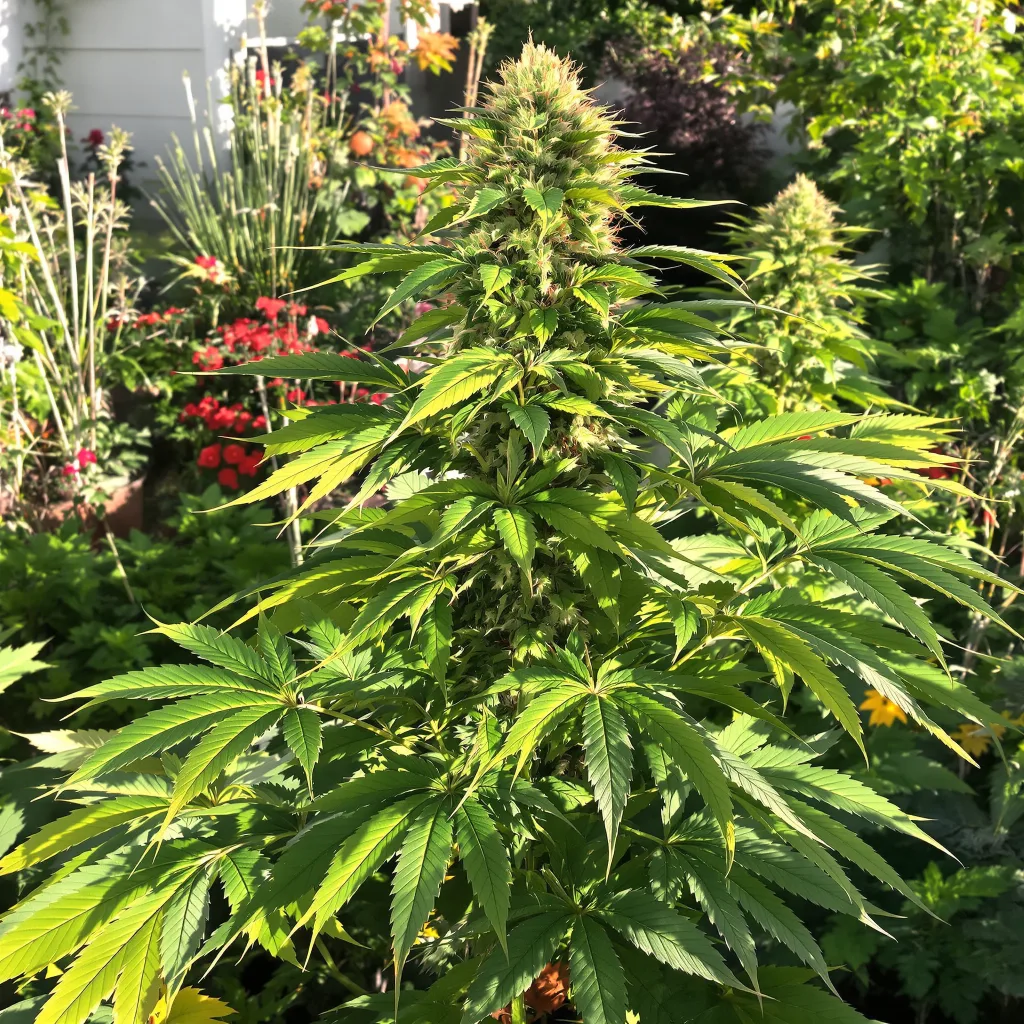 Colorado Bubba 87% indica / 13% sativa flower with visible trichomes