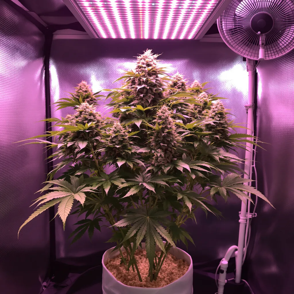 Cookie Jar 72% indica / 28% sativa flower with visible trichomes
