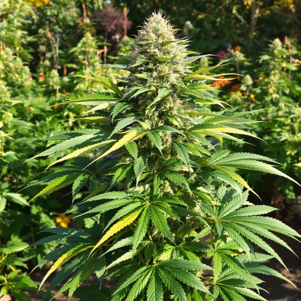 Cookie Monster 84% indica / 16% sativa flower with visible trichomes