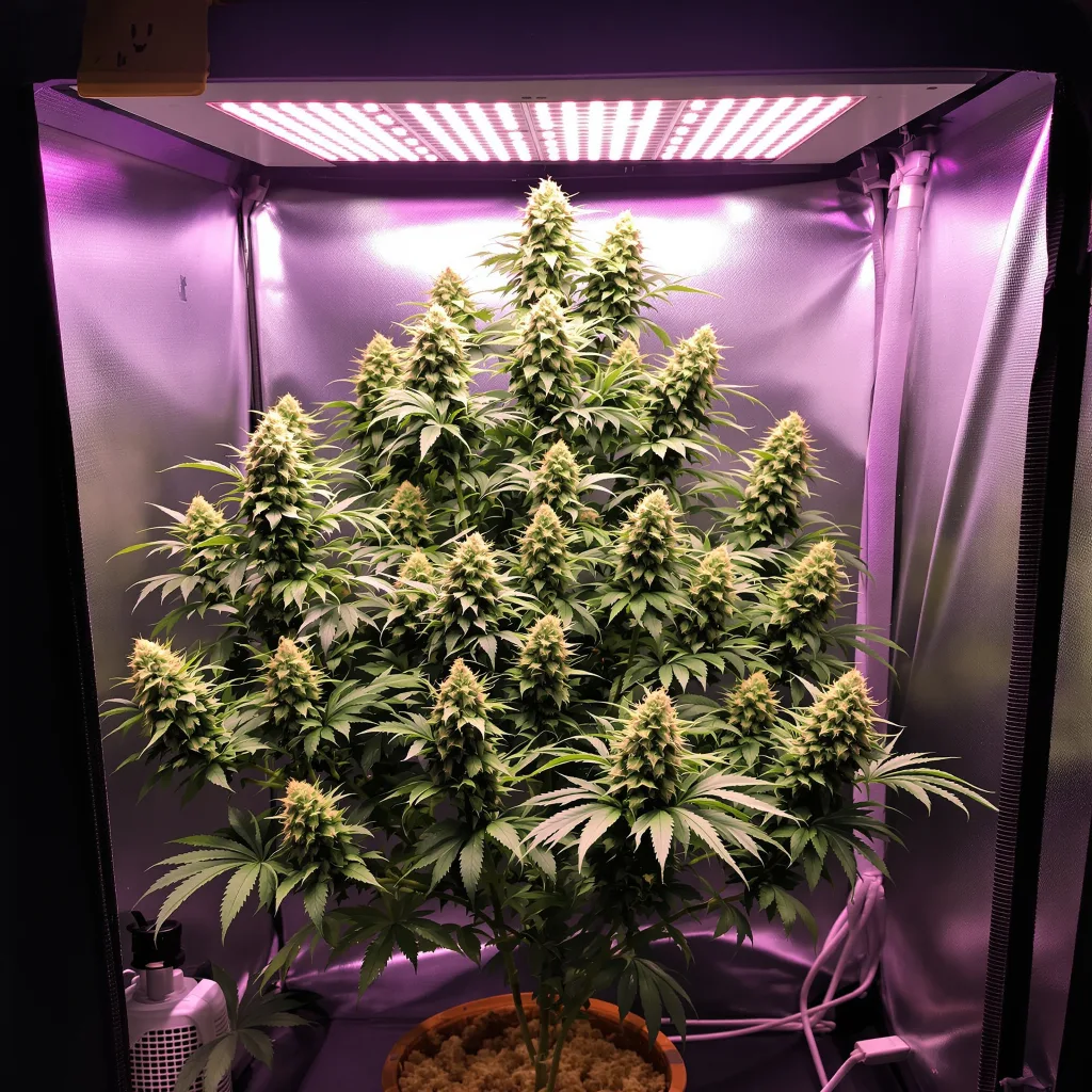 Cookies Gelato 41% indica / 59% sativa flower with visible trichomes