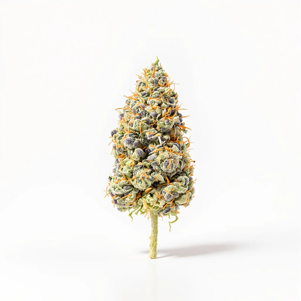 Corkscrew cannabis plant in flowering stage — 60-100 cm autoflower