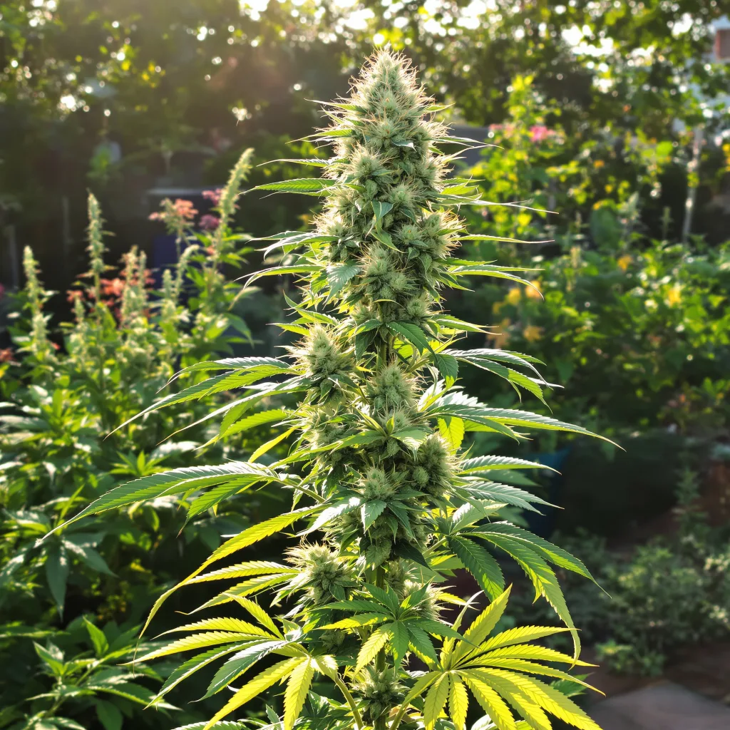 Cotton Candy Kush 50% indica / 50% sativa flower with visible trichomes