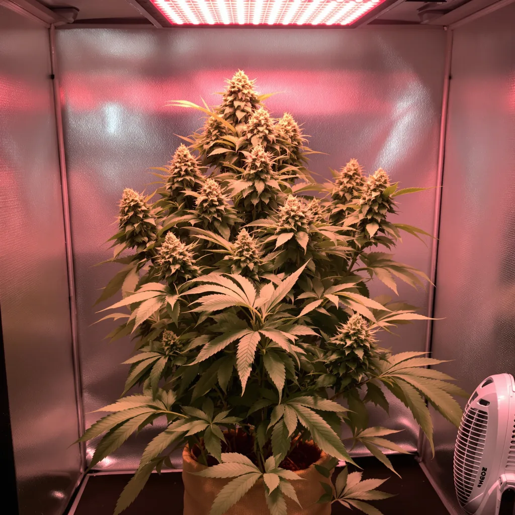 Cracker Jack 81% indica / 19% sativa flower with visible trichomes