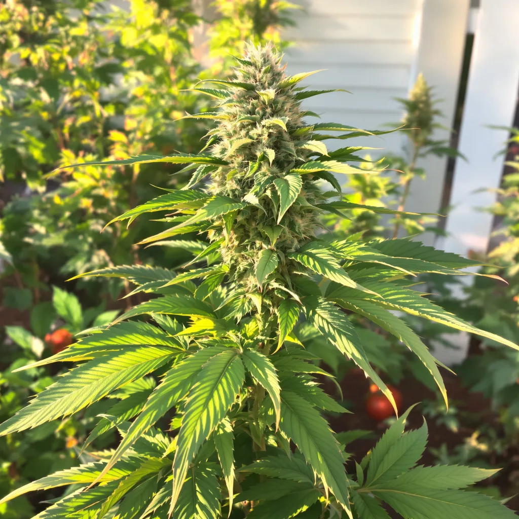 Cracker Jack 81% indica / 19% sativa flower with visible trichomes