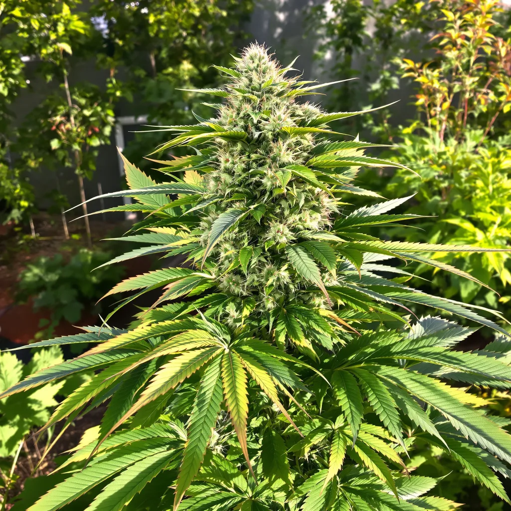 Crouching Tiger Hidden Alien 82% indica / 18% sativa flower with visible trichomes