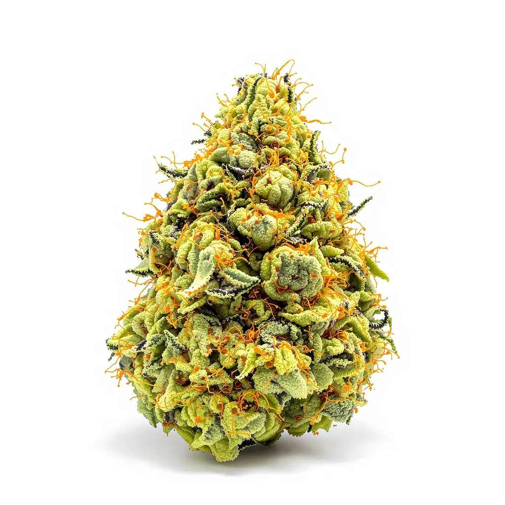 Crystal Coma cannabis plant in flowering stage — 60-100 cm autoflower
