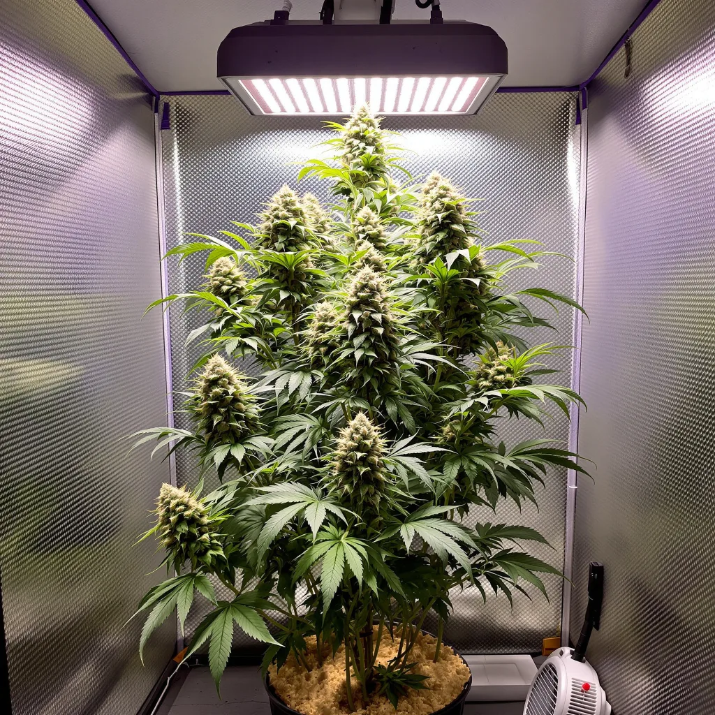 Deadhead OG 40% indica / 60% sativa flower with visible trichomes