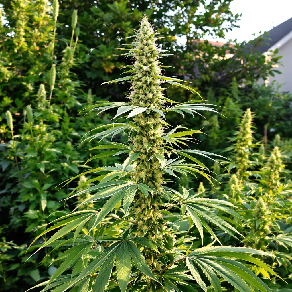 Deadly Sativas Mixpack 15% indica / 85% sativa flower with visible trichomes