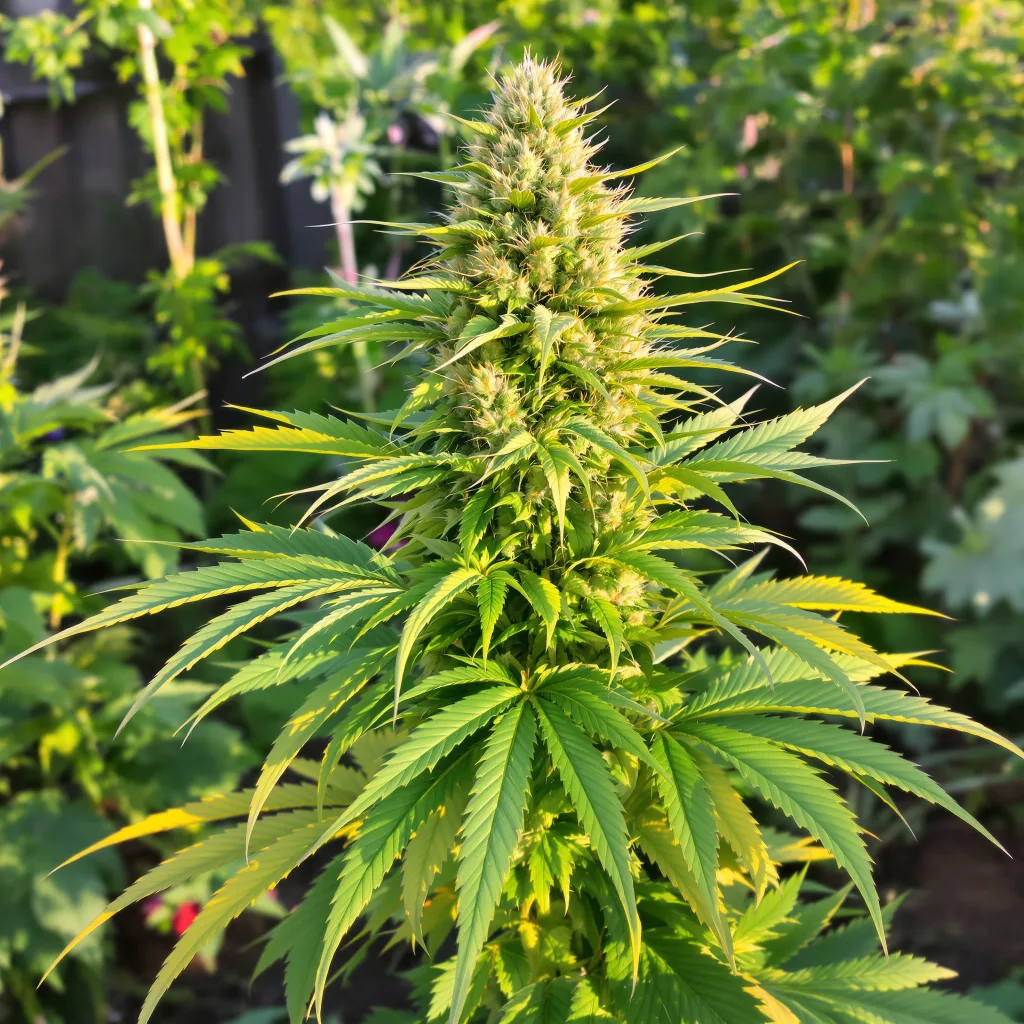 Deep Chunk 89% indica / 11% sativa flower with visible trichomes