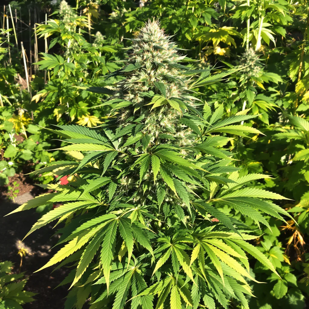 Deep Purple 70% indica / 20% sativa flower with visible trichomes