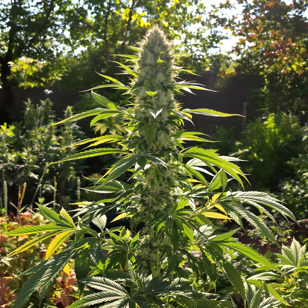 Donna OG 50% indica / 50% sativa flower with visible trichomes