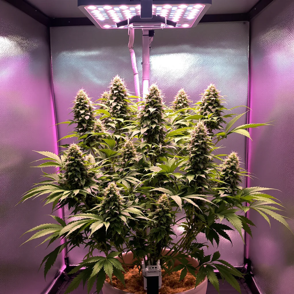 Dream Berry 78% indica / 22% sativa flower with visible trichomes