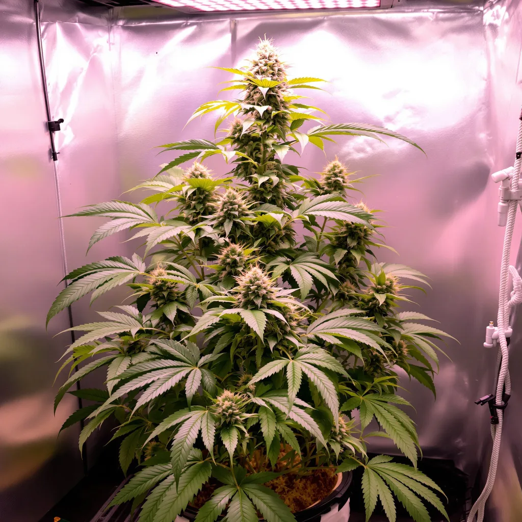 El Chapo OG 87% indica / 13% sativa flower with visible trichomes