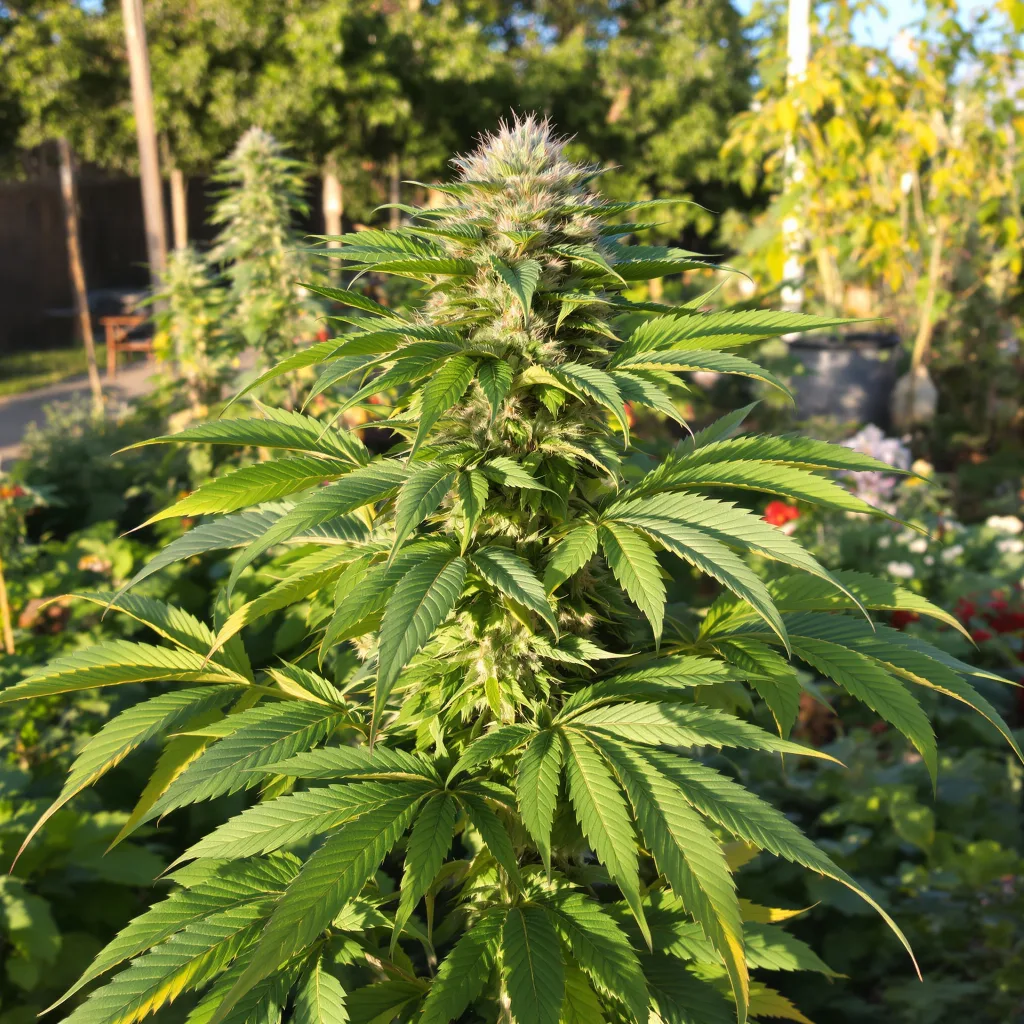 El Chapo OG 87% indica / 13% sativa flower with visible trichomes