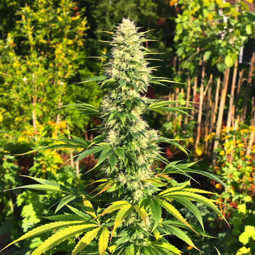 Envy 44% indica / 56% sativa flower with visible trichomes