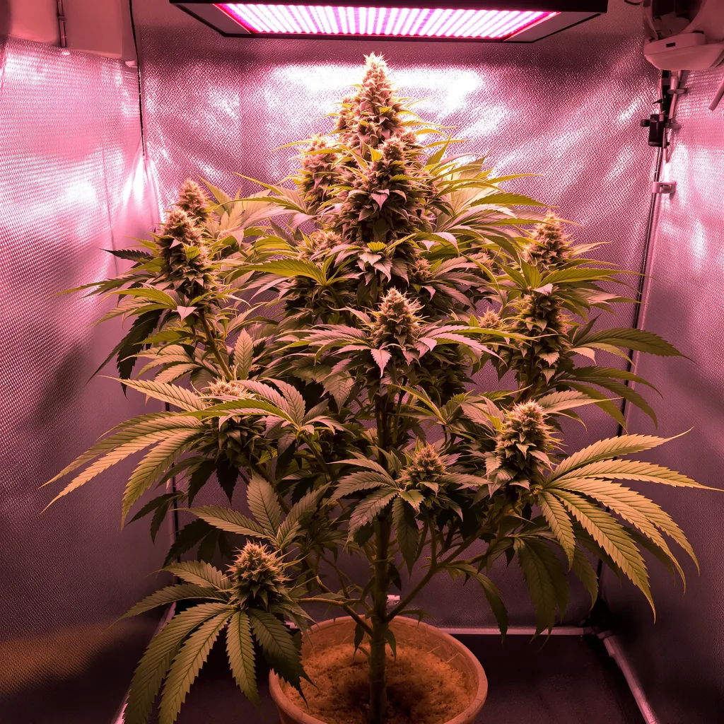 Everlast 80% indica / 20% sativa flower with visible trichomes