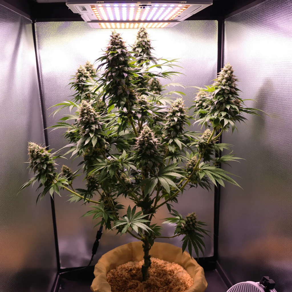 Faygo Red Pop 40% indica / 60% sativa flower with visible trichomes