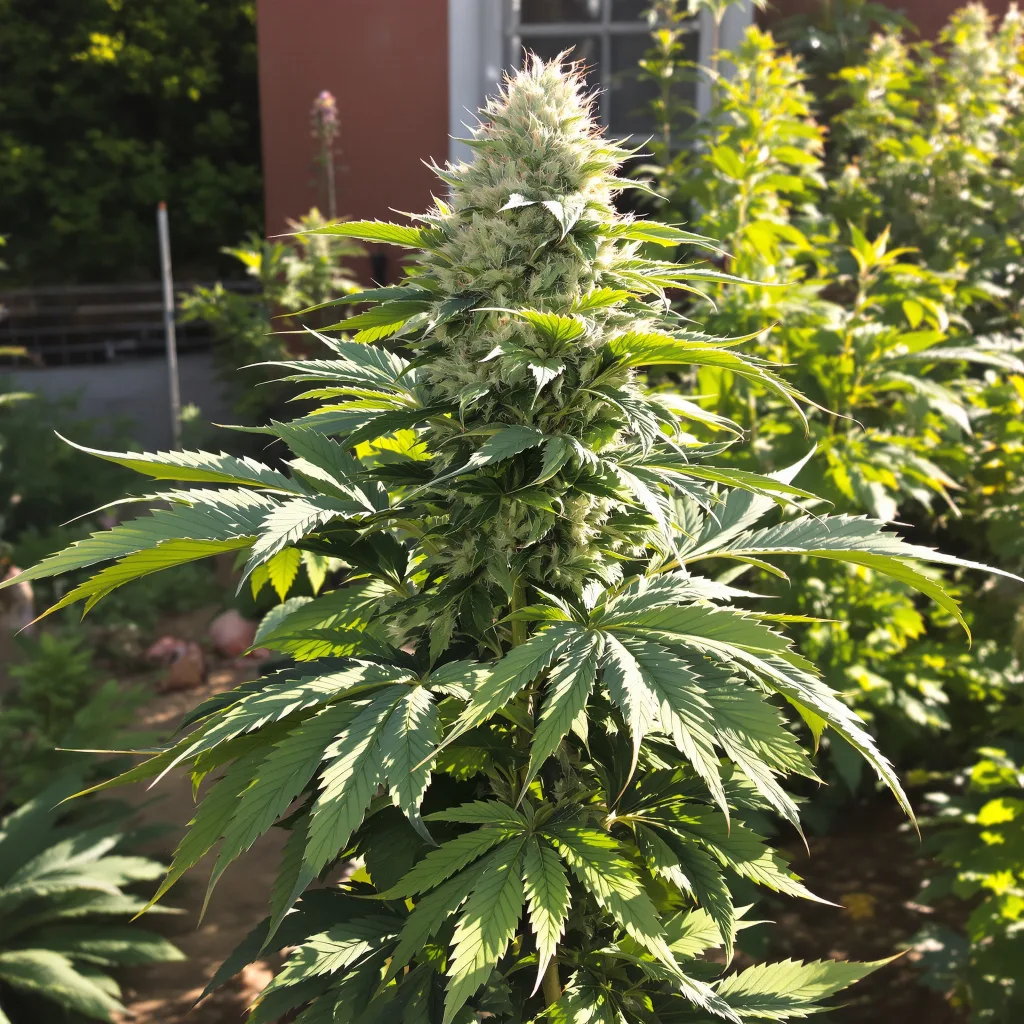 Forbidden Fruit 70% indica / 30% sativa flower with visible trichomes