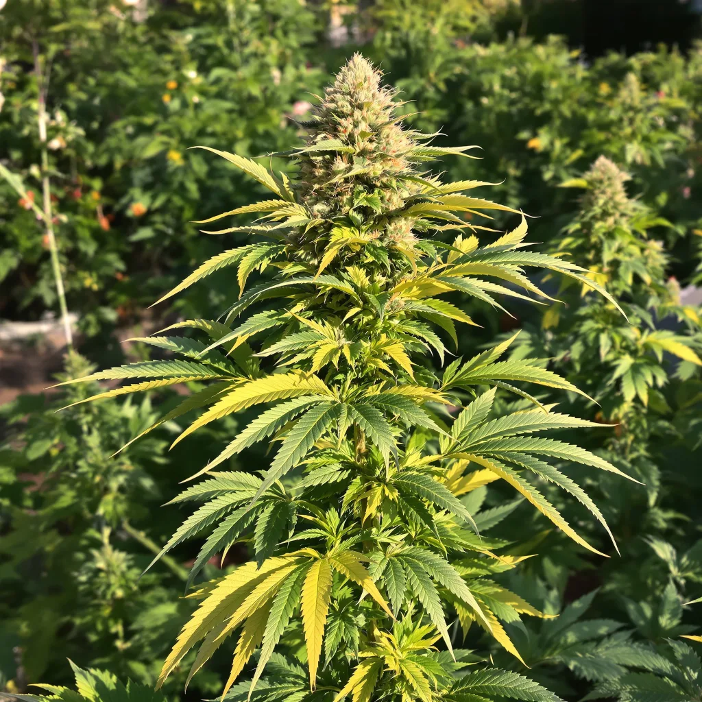 Fruit 78% indica / 22% sativa flower with visible trichomes