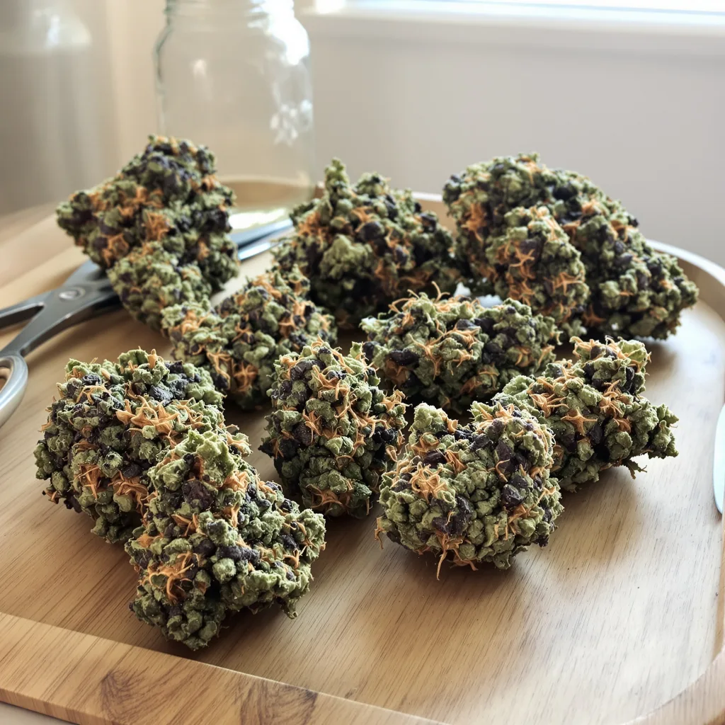 Fruit 78% indica / 22% sativa flower with visible trichomes