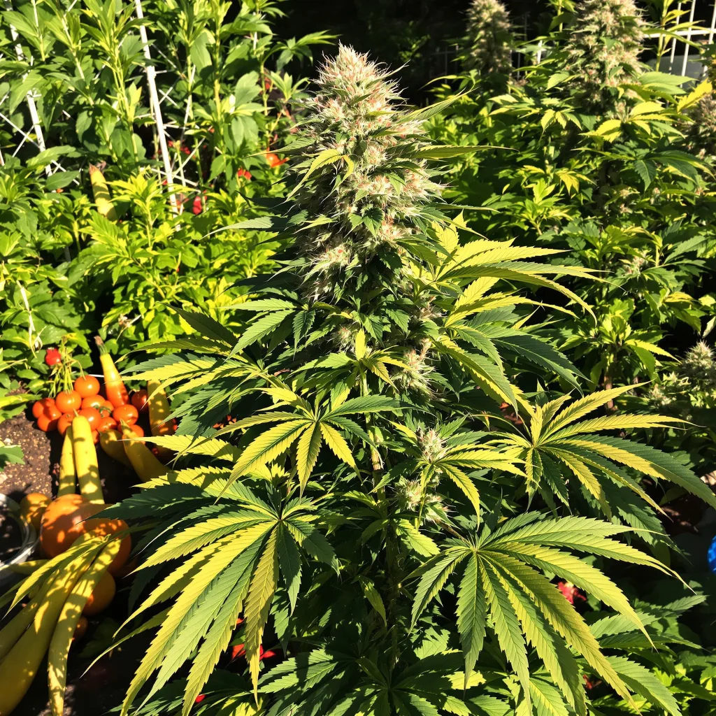 Fruit 78% indica / 22% sativa flower with visible trichomes