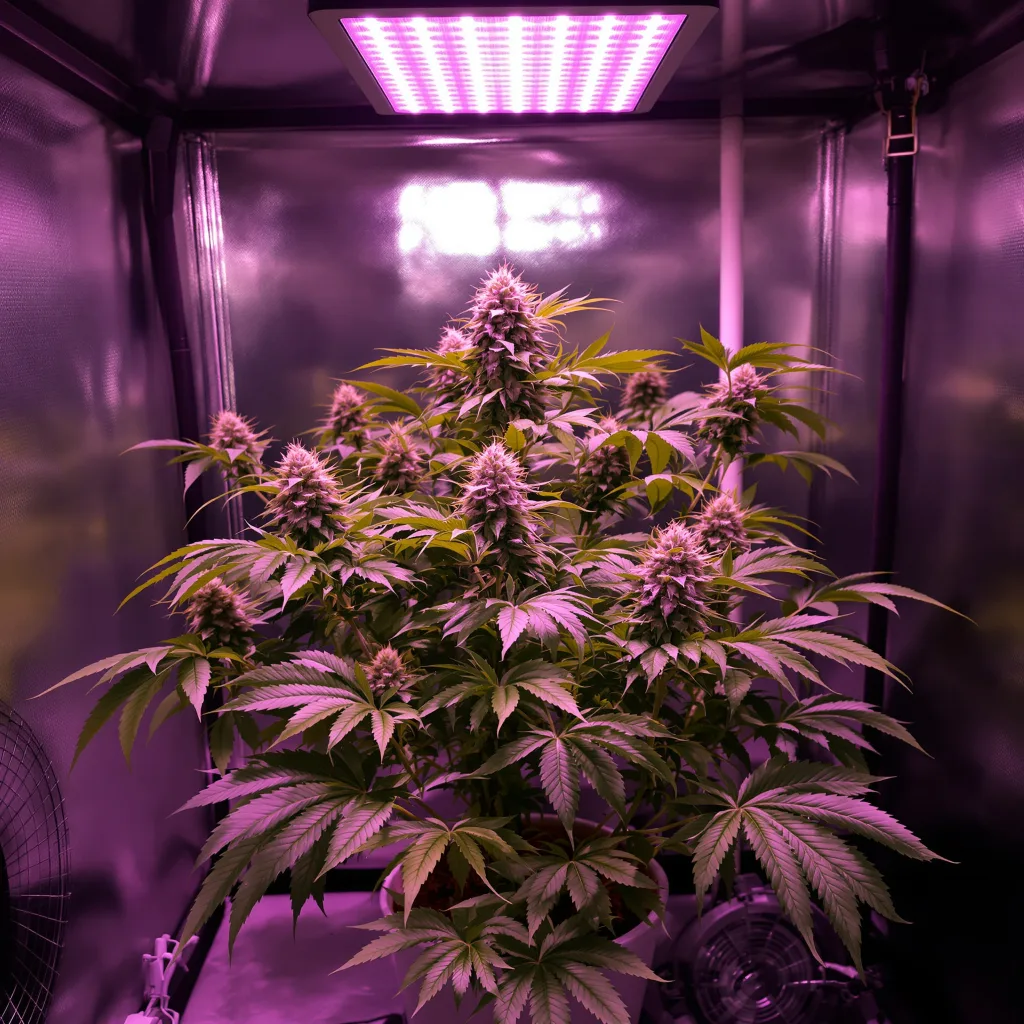 Fucking Incredible 66% indica / 34% sativa flower with visible trichomes