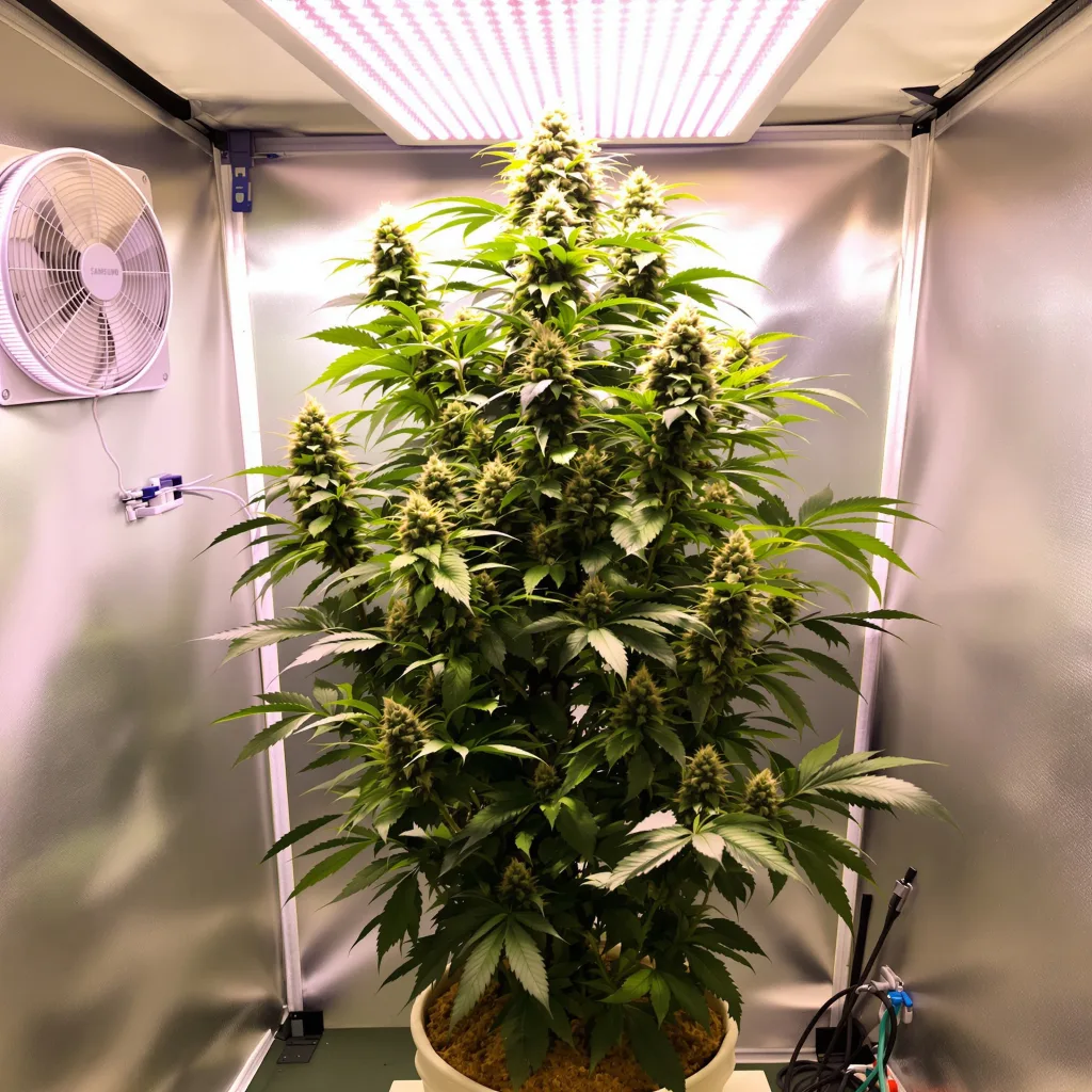 Gatekeeper OG 57% indica / 43% sativa flower with visible trichomes
