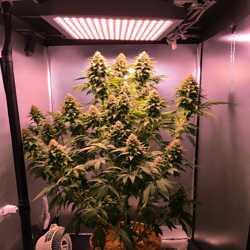 Gatekeeper OG 57% indica / 43% sativa flower with visible trichomes