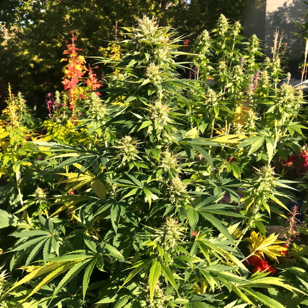 Gelato 33 60% indica / 40% sativa flower with visible trichomes
