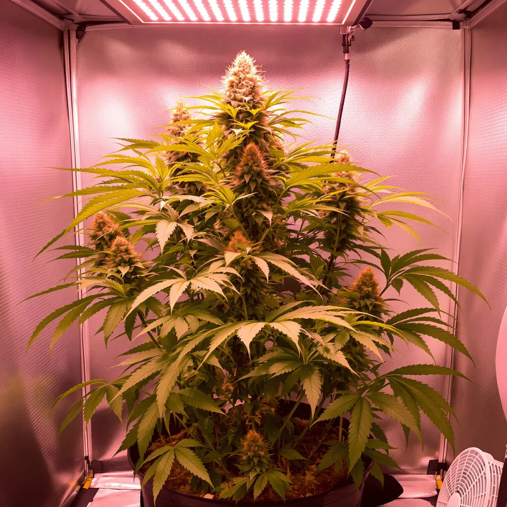 Ghost OG 75% indica / 25% sativa flower with visible trichomes