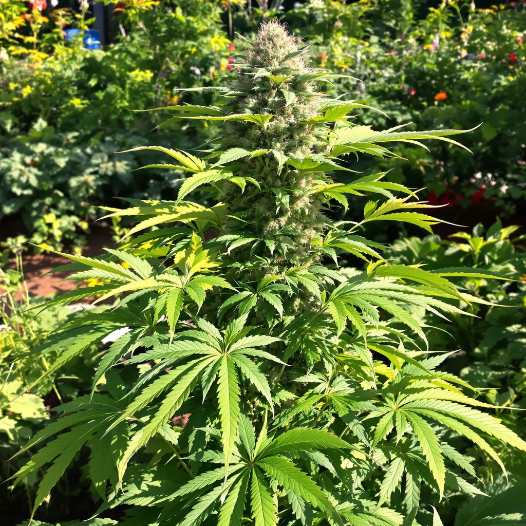 Ghost OG 75% indica / 25% sativa flower with visible trichomes