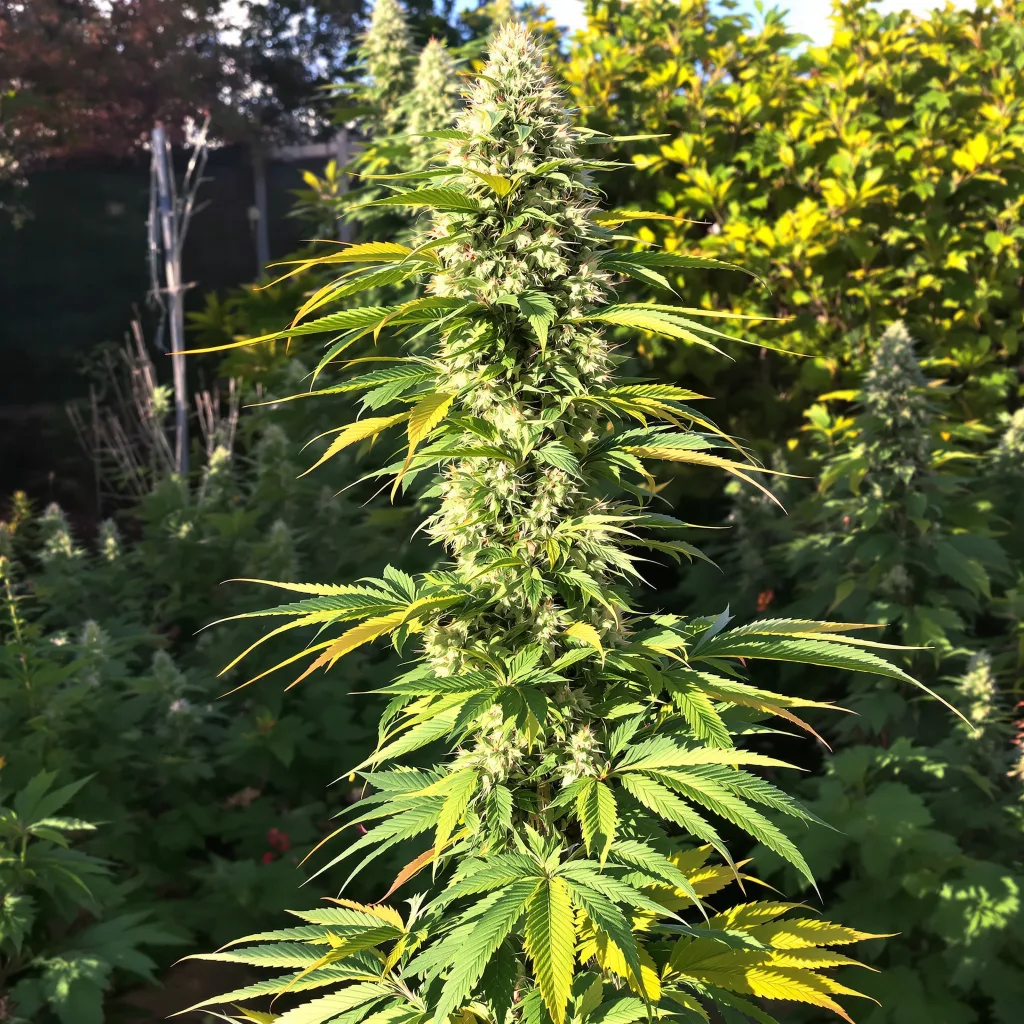Ghost Train Haze 20% indica / 80% sativa flower with visible trichomes