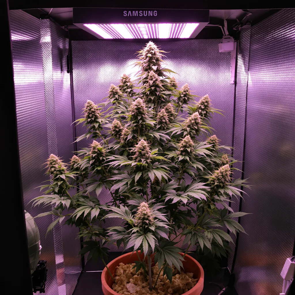 Girl Scout Cookies 37% indica / 63% sativa flower with visible trichomes