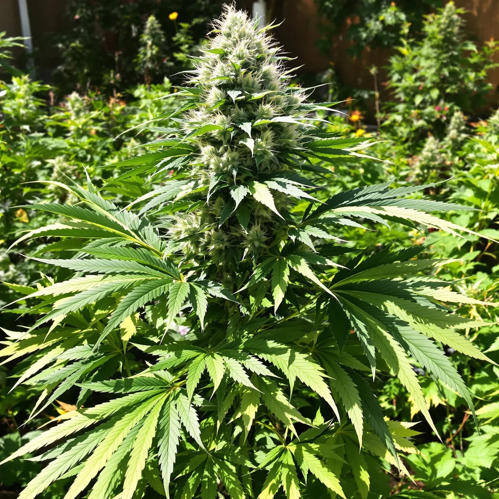 Gold Leaf 88% indica / 12% sativa flower with visible trichomes