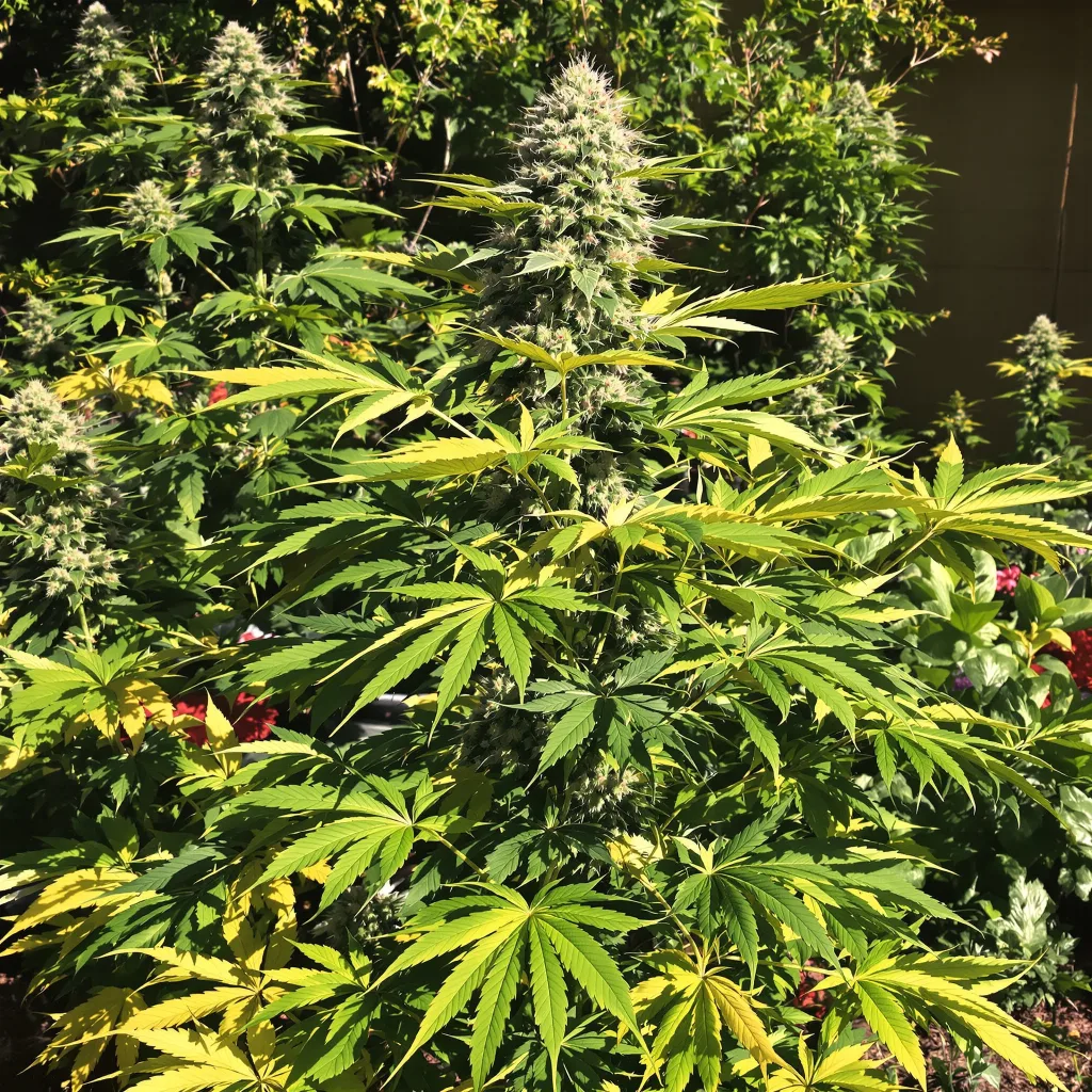 Goon Berries 63% indica / 37% sativa flower with visible trichomes
