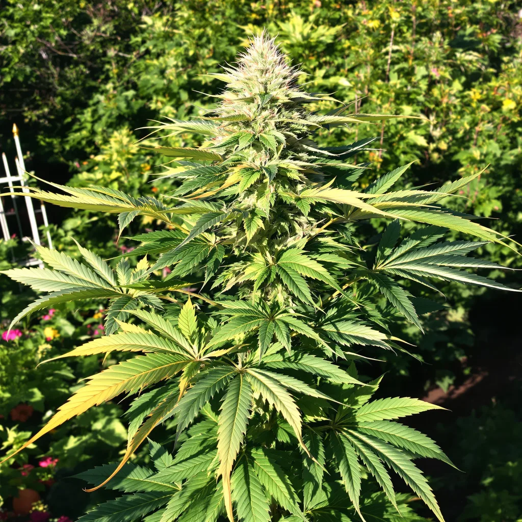 Granddaddy Purple 80% indica / 20% sativa flower with visible trichomes