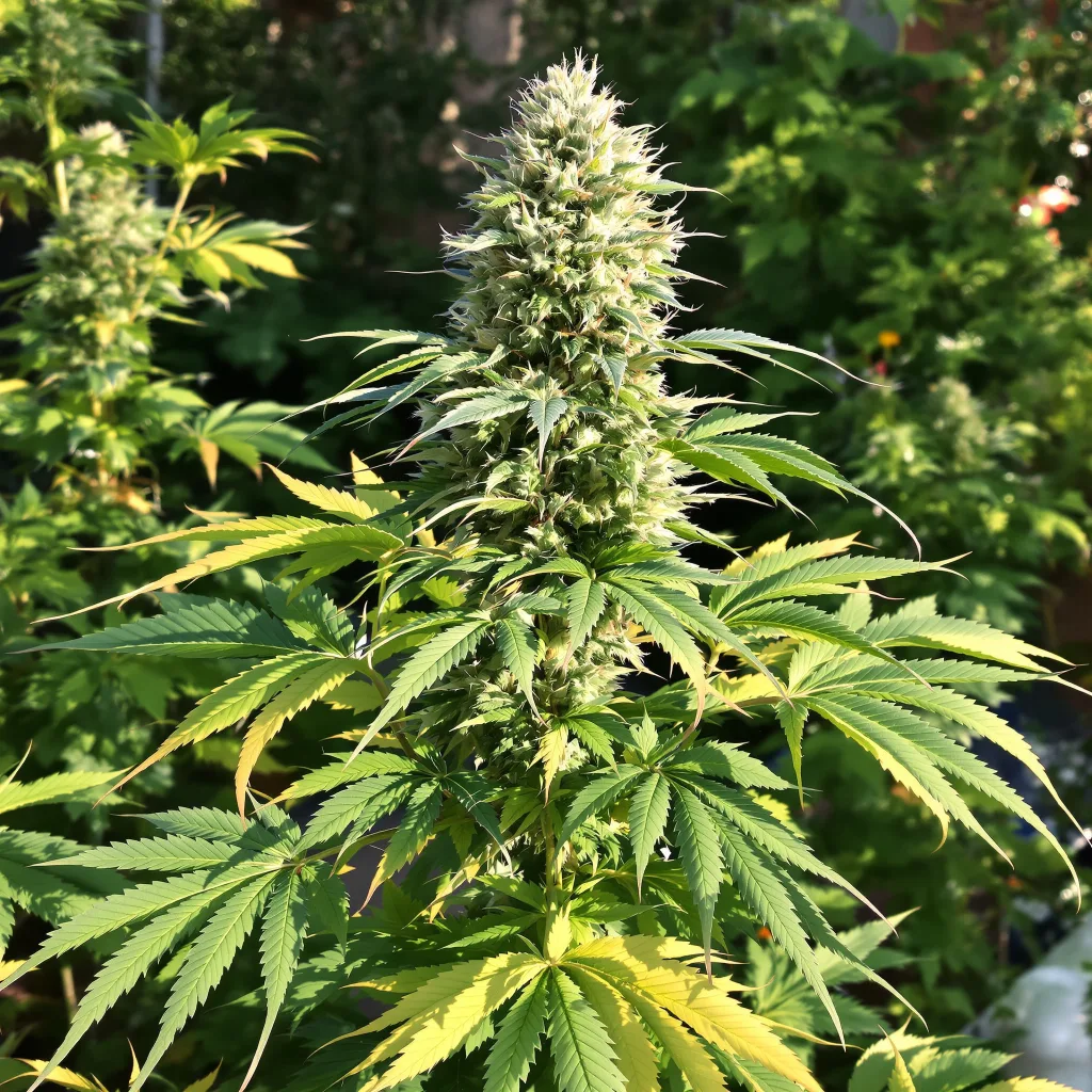 Grape Cookies 71% indica / 29% sativa flower with visible trichomes