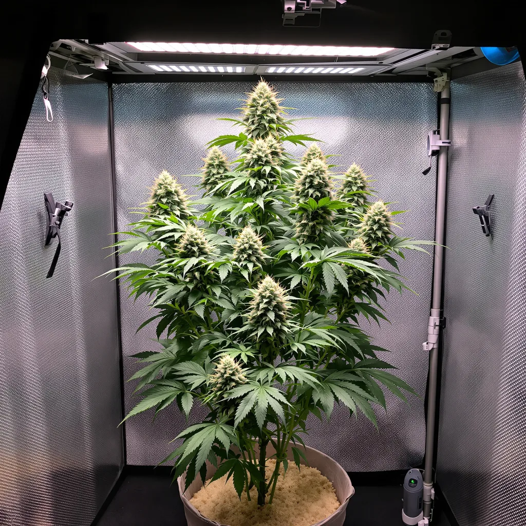 Grape Krush 60% indica / 40% sativa flower with visible trichomes
