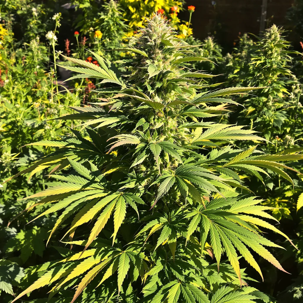 Grape Skunk 88% indica / 12% sativa flower with visible trichomes