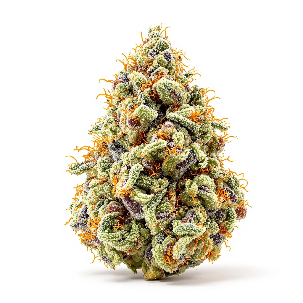 Green Line OG cannabis plant in flowering stage — 60-100 cm autoflower