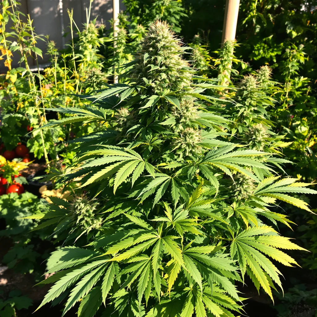 Green Ribbon 78% indica / 22% sativa flower with visible trichomes