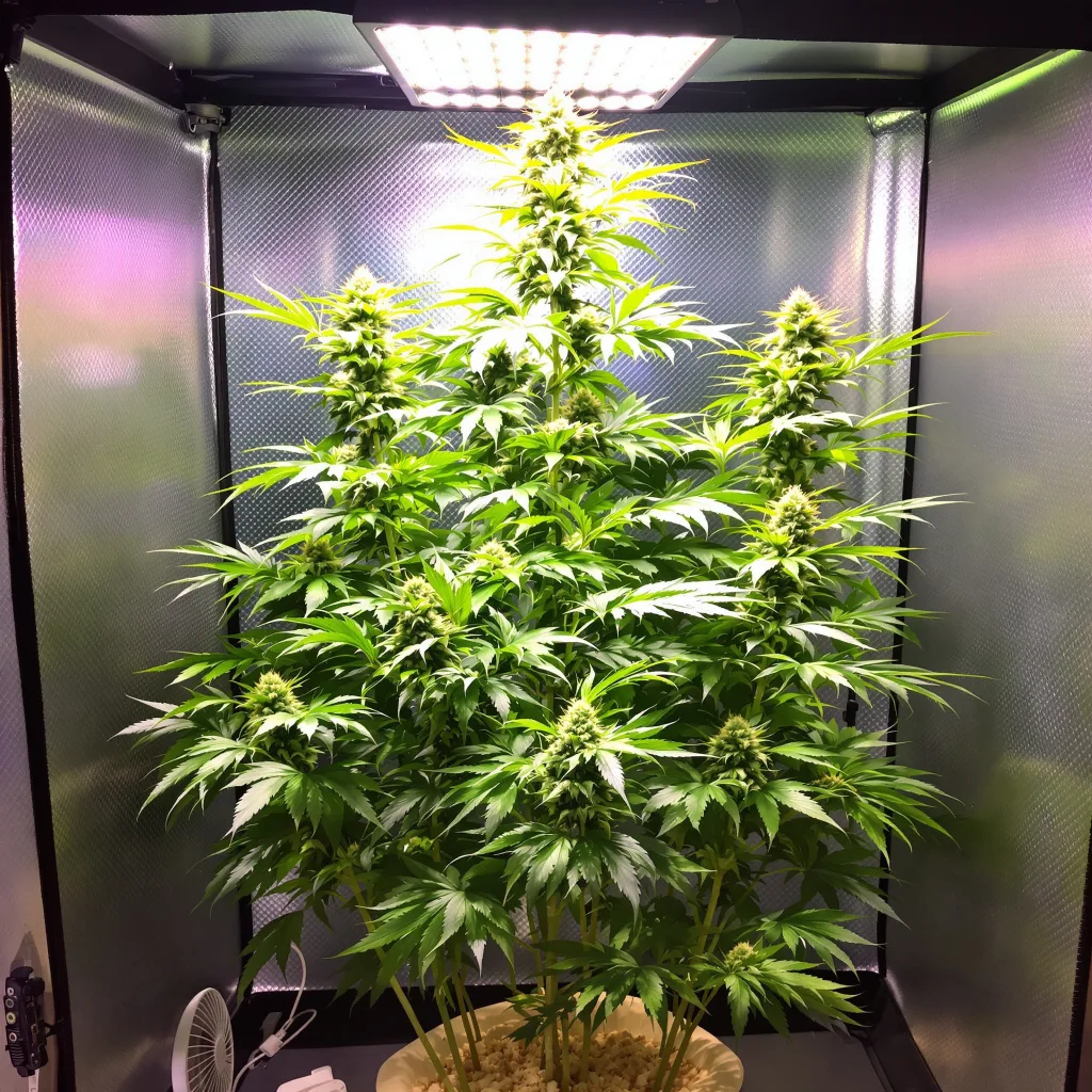 Grilled Cheese 22% indica / 78% sativa flower with visible trichomes