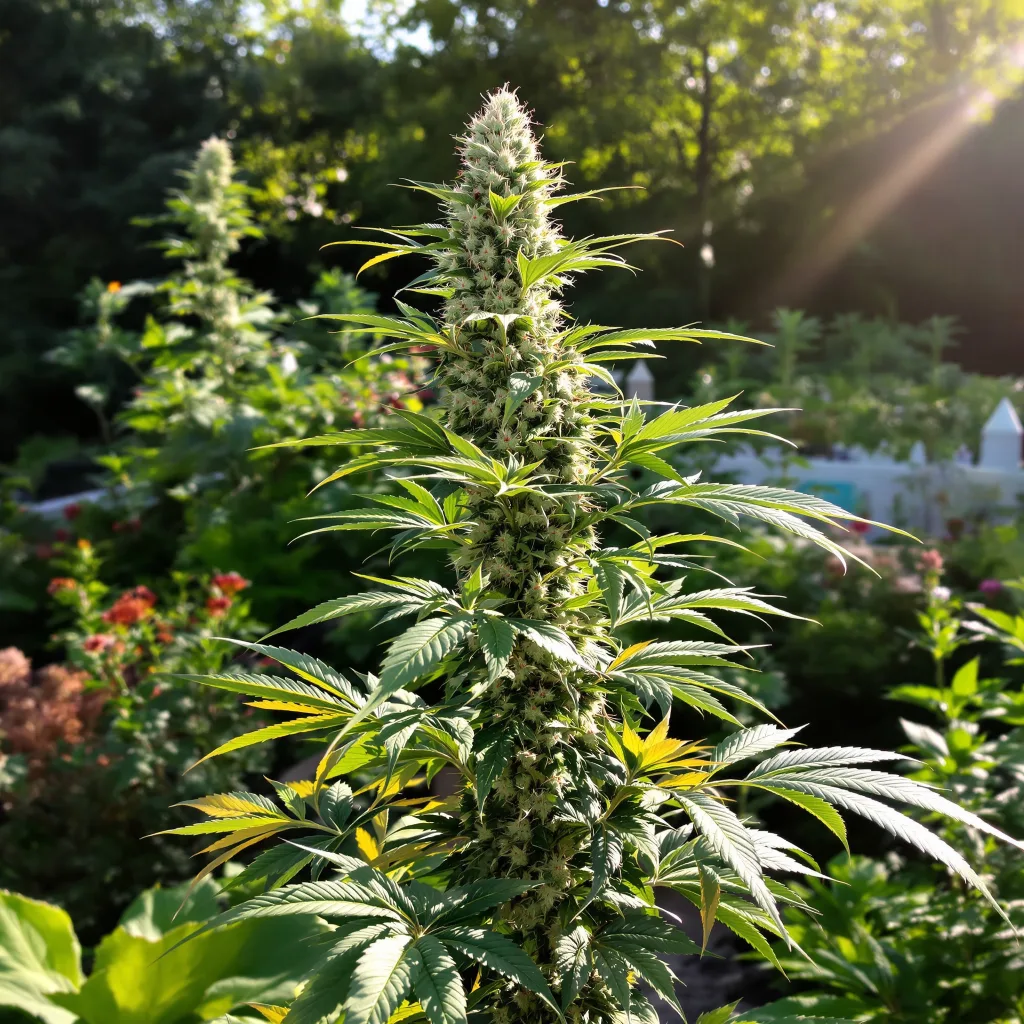 Guptilla 58% indica / 42% sativa flower with visible trichomes