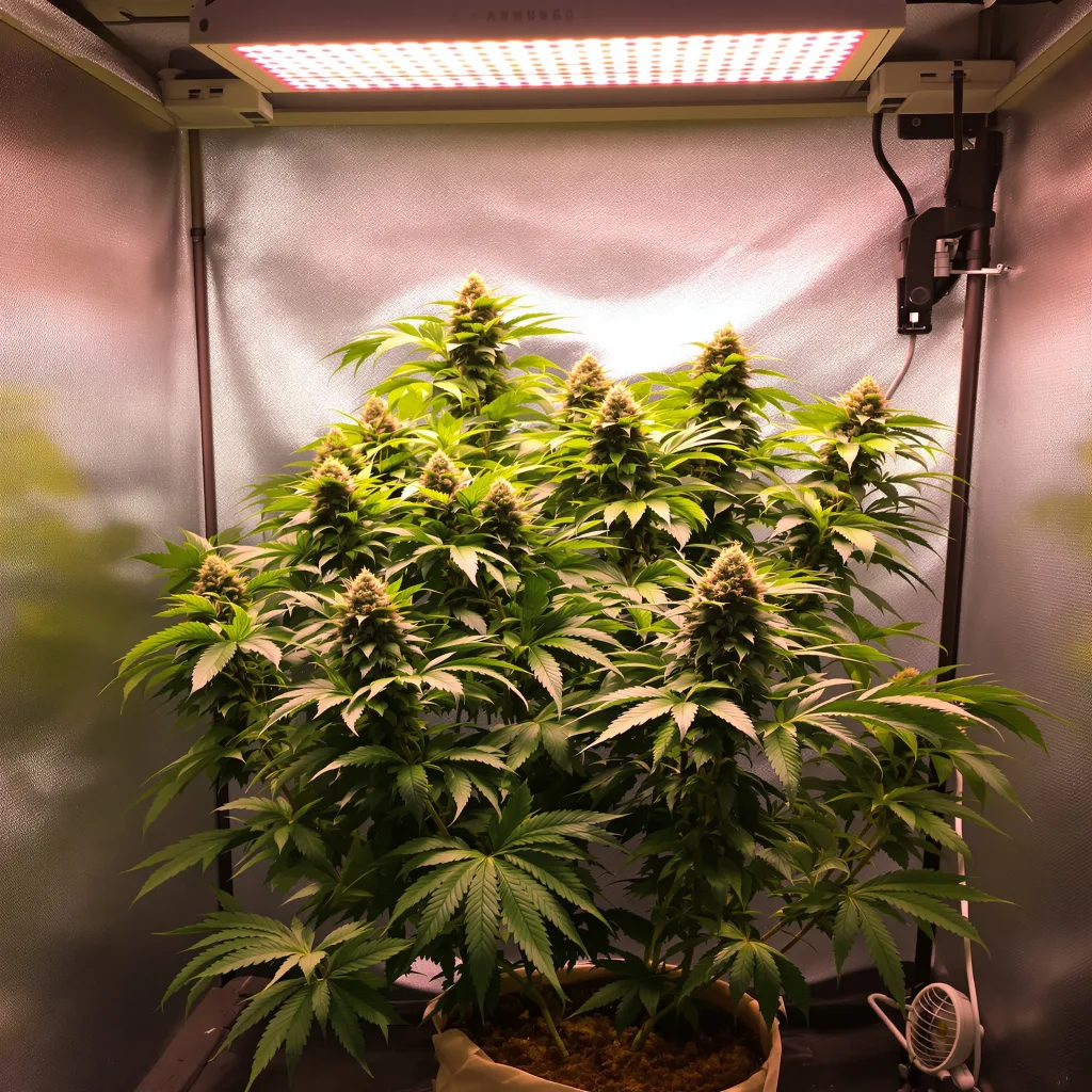 Hashbar OG 65% indica / 35% sativa flower with visible trichomes