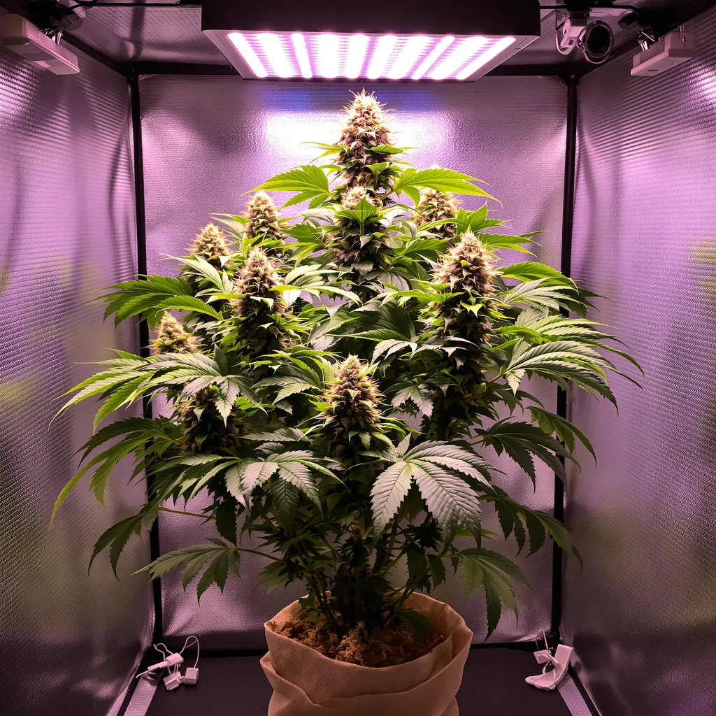 Hashbar OG 65% indica / 35% sativa flower with visible trichomes